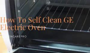 general electric stove self cleaning instructions